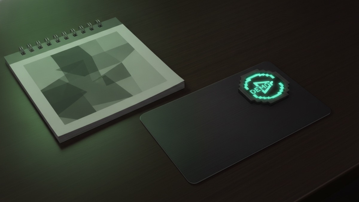 Illustration of a calendar and a store page card with a demo badge